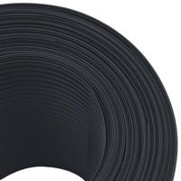 VidaXL Tuinschermen 10 st 252,5x19 m pvc zwart - thumbnail