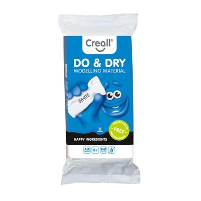 Creall do&dry boetseerklei conserveringsvrij wit, 500gr. Creall do&dry boetseerklei conserveringsvrij wit, 500gr.