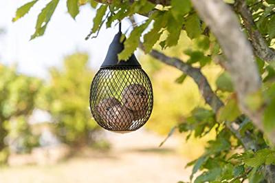 TRIXIE VOERDISPENSER VOOR MEZENBOLLEN / PINDAS ZWART 29X14X14 CM