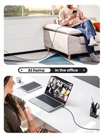Ugreen USB-kabel, type C, 3 A, 2 m, QC, zwart - thumbnail