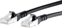 Metz Connect 1308457000-E RJ45 Netwerkkabel, patchkabel CAT 6A S/FTP 7.00 m Zwart Snagless 1 stuk(s) - thumbnail
