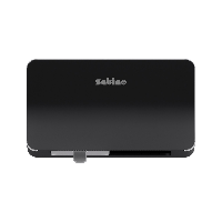 Satino toiletroldispenser horizontaal zwart - thumbnail