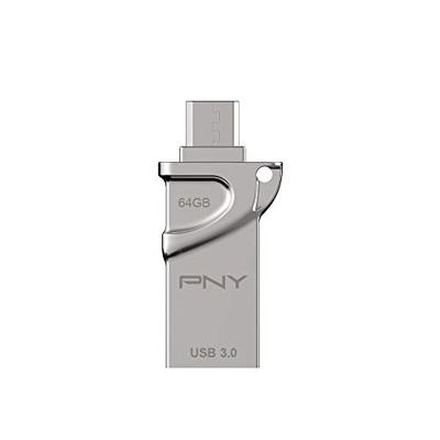 PNY Duo-link OTG USB flash drive 64 GB USB Type-A / Micro-USB 3.2 Gen 1 (3.1 Gen 1) Zilver