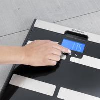 Brabantia 481949 Elektronische weegschaal Vierkant Zwart, Roestvrijstaal - thumbnail