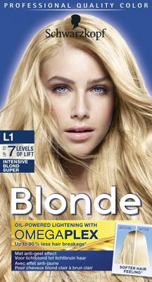 Schwarzkopf Blonde haarverf intensive blond super L1 1 Set