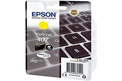 Inktcartridge epson 407 t07u440 geel