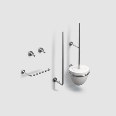 Toiletset Clou Slim InBe Accessoireset RVS Geborsteld Clou