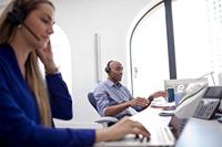 Plantronics Savi Bluetooth DECT-headset, mono, gecertificeerd voor Skype for Business, zwart - thumbnail