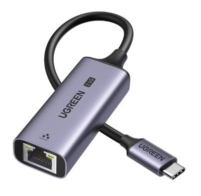 UGREEN 25052 USB-kabel USB-C stekker, RJ45 Grijs