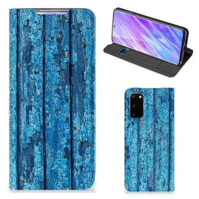 Samsung Galaxy S20 Book | Wallet Case | Wood Blue