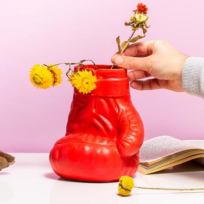 Regenlaarzen bloempot - Klein/rood Regenlaarzen bloempot - Klein/rood