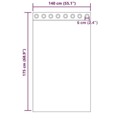 Gordijnen voile met doorvoertules 2 st 140x175 cm crmekleurig Gordijnen voile met doorvoertules 2 st 140x175 cm crmekleurig