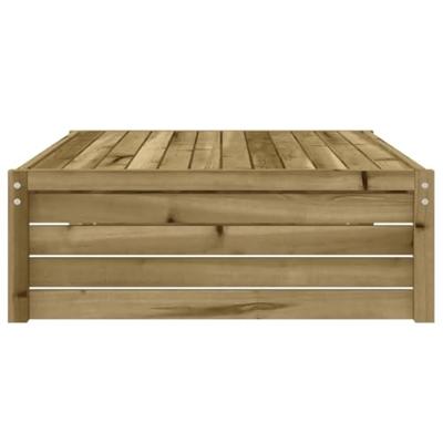 Tuinvoetenbank 120x80 cm geïmpregneerd grenenhout