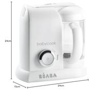 BEABA Babycook Solo Baby Robot bianco e argento - thumbnail