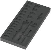 Wera 9821 Schuimrubberen inzetstuk voor 8000 B Zyklop ratel 3/8" Set 1, zonder gereedschap, 172 x 30 x 392 mm - 05137321001 - thumbnail