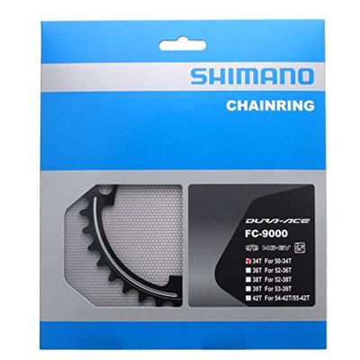 SHIMANO kettingblad "dura ace fc-9000" chain ring shim. duraace 34t.4-arm,110mm,fc9000