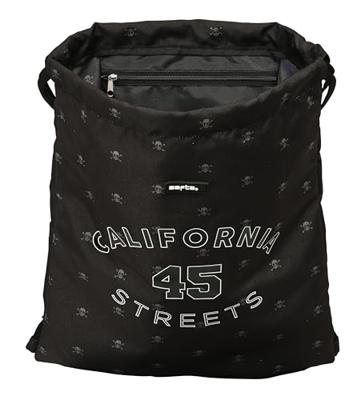 Rugtas met Koordjes Safta California Zwart 35 x 40 x 1 cm