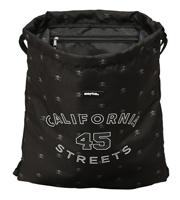 Rugtas met Koordjes Safta California Zwart 35 x 40 x 1 cm - thumbnail