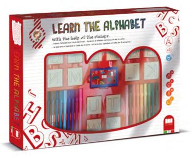 Leer de alfabetdoosset - MULTIPRINT - 1941 - hoofdletters