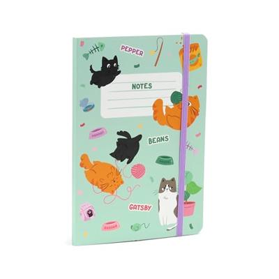 Beans & Co Katten Gerecycled A5 Gelinieerd Notitieboekje