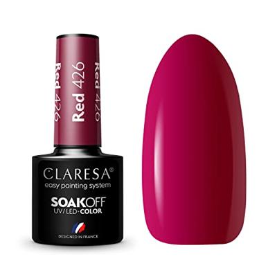 Claresa uv/led gellak 5ml red 426 full berries - thumbnail