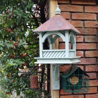 Voedertafel koperen afdak muurmodel - thumbnail