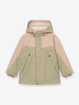 Waterdichte tussenjas voor jongens MATVALON MINI A TURE groen