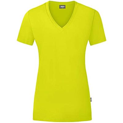 JAKO C6120D T-Shirt Organic Dames - Lime - 42