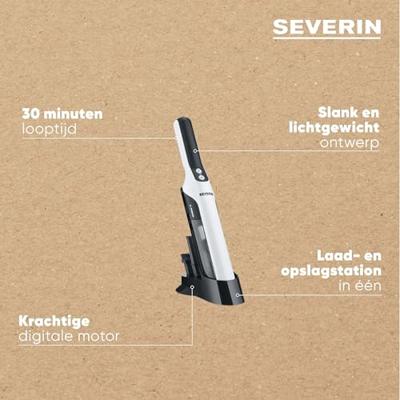 Severin HV7140 Kruimelzuiger Zwart - thumbnail