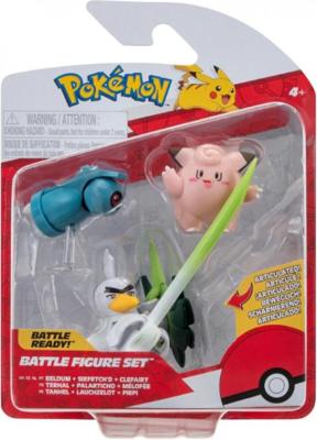 Pokemon Battle Figure Pack - Beldum, Sirfetch'd & Clefairy Pokemon Battle Figure Pack - Beldum, Sirfetch'd & Clefairy