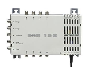 Kathrein EXR 158 Satelliet multiswitch Ingangen (satelliet): 5 (4 satelliet / 1 terrestrisch) Aantal gebruikers: 8