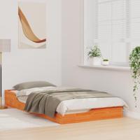 Bedframe Wasbruin 75 x 190 cm Massief grenenhout - thumbnail