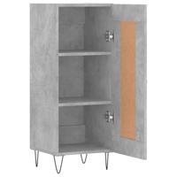 Dressoir 34,5x34x90 cm bewerkt hout betongrijs - thumbnail