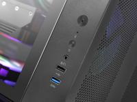 ATX Semi-toren BehuizingMars Gaming MCVONE Zwart - thumbnail