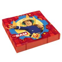 Amscan servetten Brandweerman Sam 33 cm 20 stuks multicolor - thumbnail