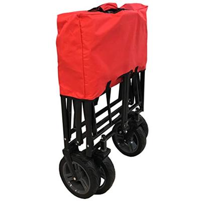 Outdoor Opvouwbare Bolderwagen Rood/Grijs/Zwart
