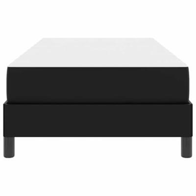 Bedframe met matras Zwart 80 x 200 cm Stof