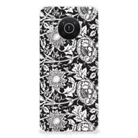 Nokia X10 | X20 | TPU Case | Black Flowers - thumbnail
