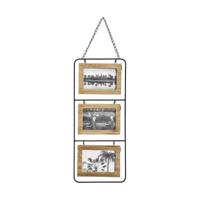 Muurfotolijst Atmosphera 3 fotos Hout MDF (52 x 22 cm) - thumbnail