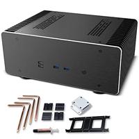 Akasa A-ITX48-M1B computerbehuizing Small Form Factor (SFF) Zwart - thumbnail