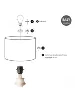 Light depot - tafellamp Banjo - vintage wit - Outlet - thumbnail