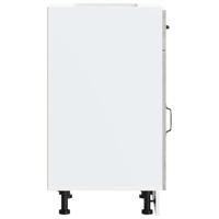 Keuken onderkast Kalmar bewerkt hout grijs sonoma eiken - thumbnail