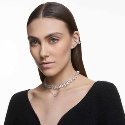 Swarovski 5628352 Ketting Millenia Trillant zilverkleurig-wit 38-45 cm - thumbnail