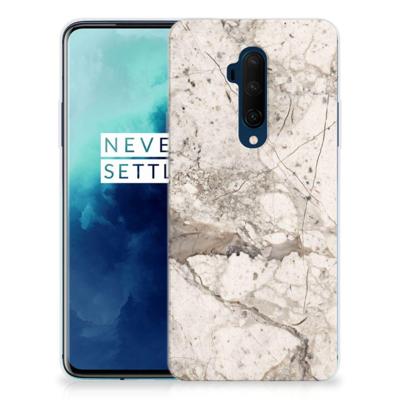 OnePlus 7T Pro | TPU | Siliconen hoesje | Marmer Beige