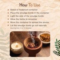 Sagrada Madre Premium Smudge Bombs Olibanum & Roos - thumbnail