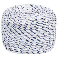 VidaXL Boot touw 10 mm 25 m polypropyleen wit - thumbnail