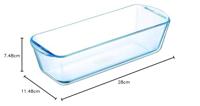 Pyrex cakevorm 28cm 1,5 L glas - thumbnail