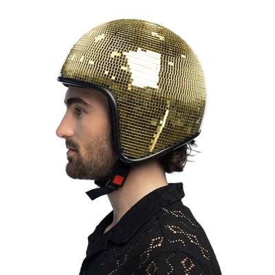 Disco Helm 70s Goud