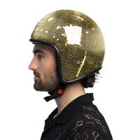 Disco Helm 70s Goud - thumbnail