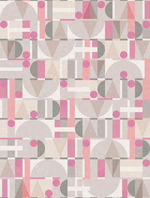 Novamur Leyla Behang met grafische print - 81644